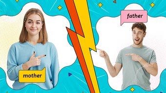 Do you resemble your dad or your mom more?