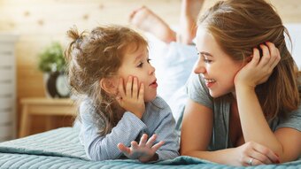 To demonstrate your love for your child, you frequently: