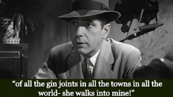 He portrayed Rick Blaine in Casablanca (1942). What is his real name?