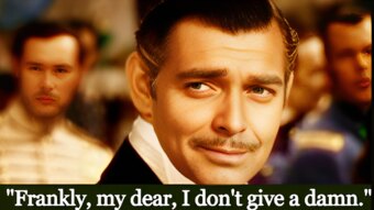 He is recognized for playing Rhett Butler in GWTW (1940). What is his real name?
