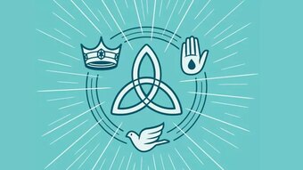 What are the components of the Christian Trinity?